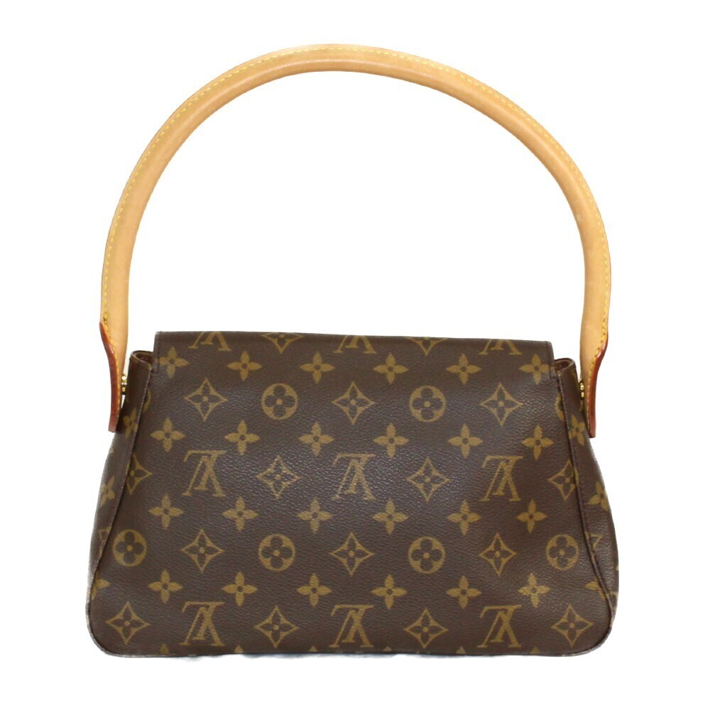 Louis Vuitton Monogram Hobo Handbag Brown One Brown Bag Shoulder LV One Looping